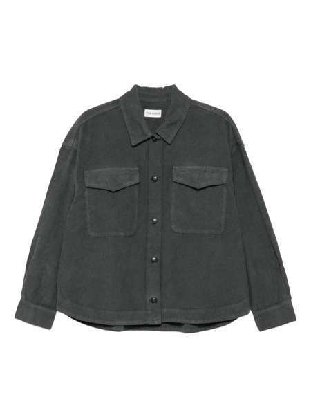  True Avenue Button-front Jacket - Grey 