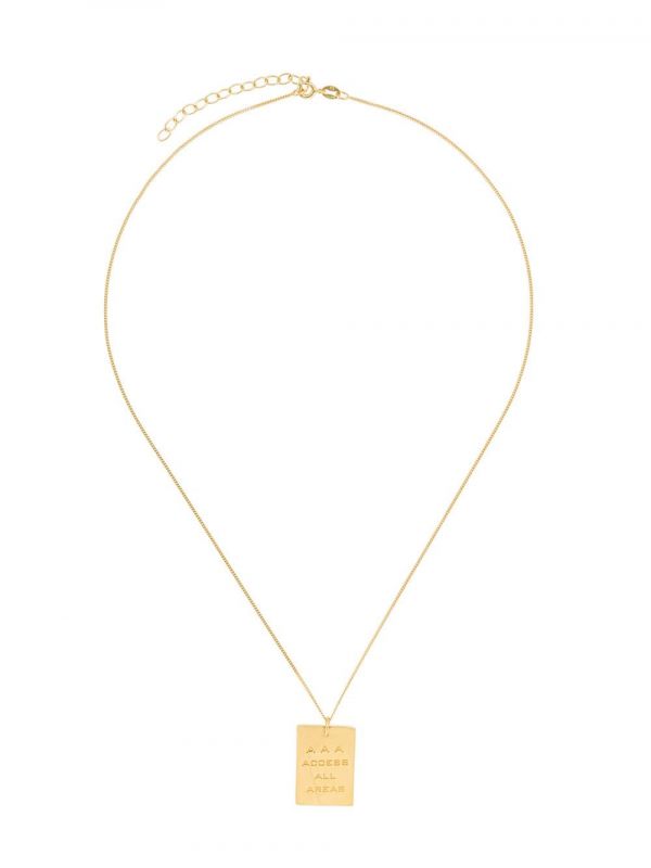  True Rocks Aaa Pass Pendant Necklace - Metallic 