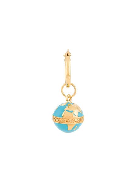  True Rocks Globe Hoop Earring - Blue 