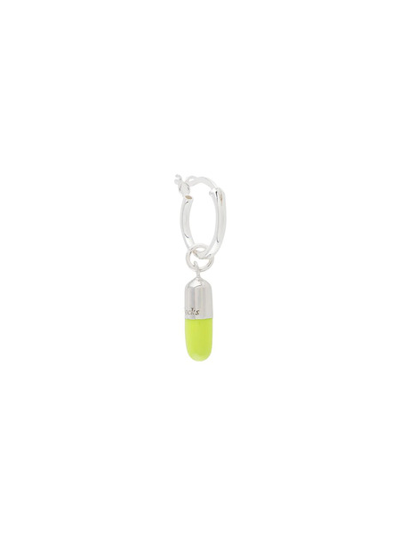  True Rocks Mini Pill Hoop Earring - Silver 