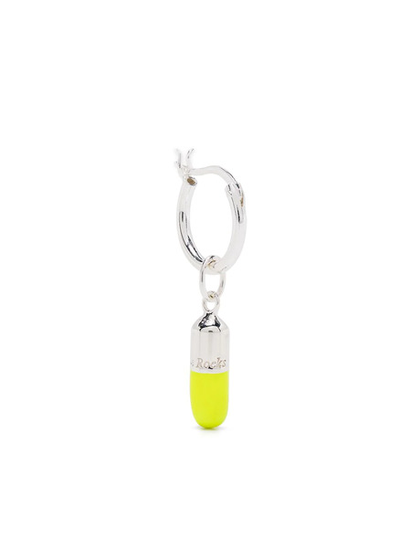  True Rocks Mini Pill Hoop Earring - Silver 