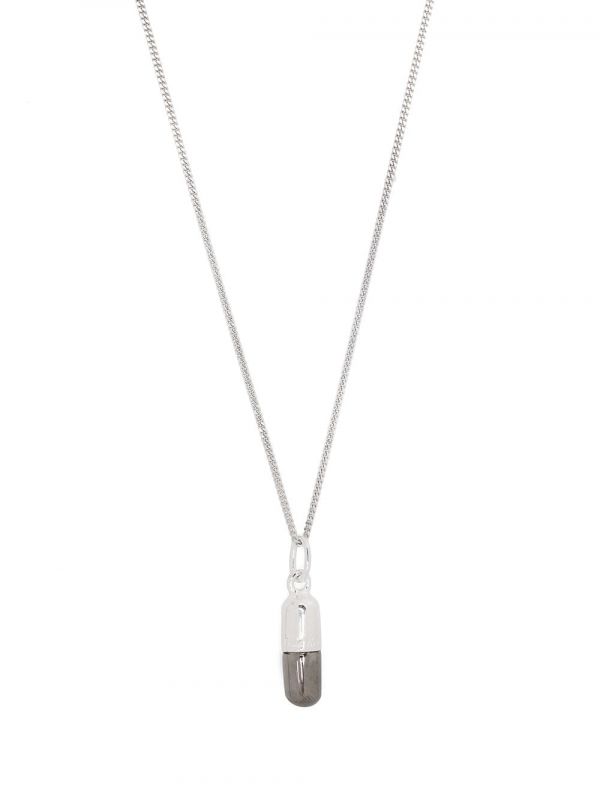  True Rocks Mini Pill Pendant - Silver 