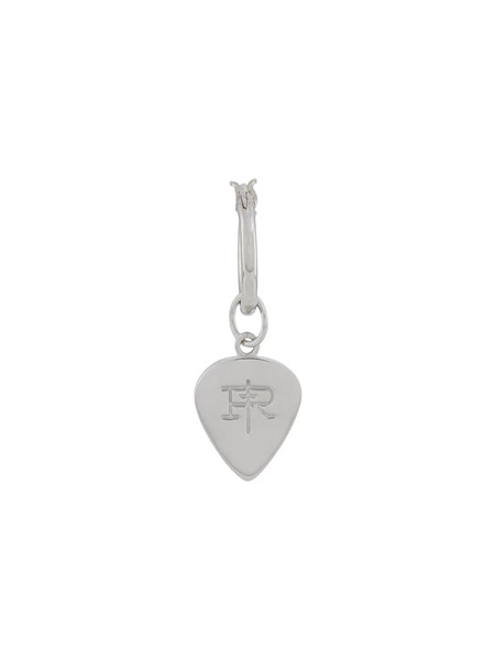  True Rocks Mini Plectrum Hoop Earring - Silver 
