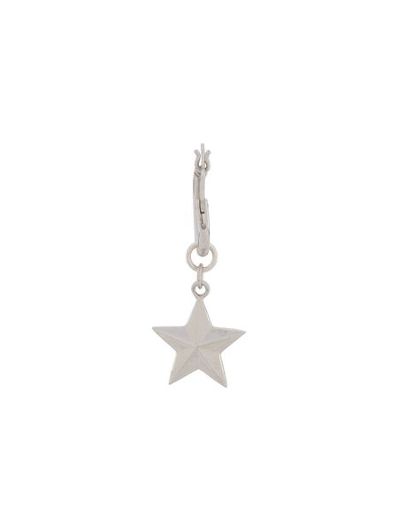  True Rocks Mini Star Hoop Earring - Silver 