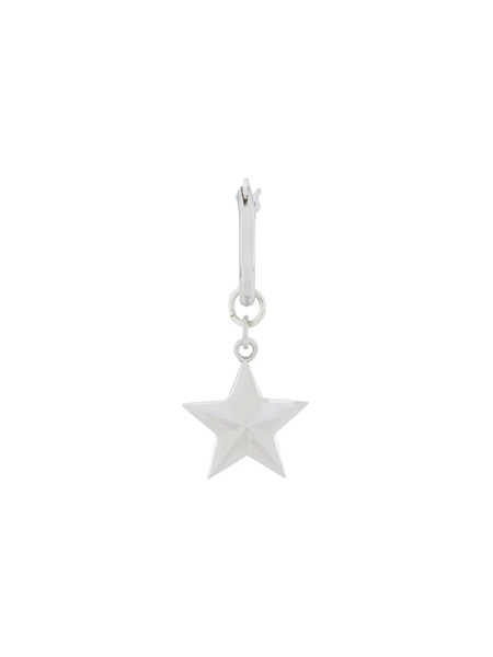  True Rocks Mini Star Hoop Earring - Silver 
