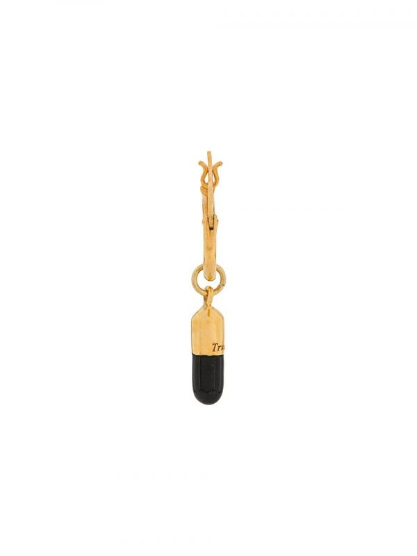  True Rocks Pill Hoop Earring - Gold 