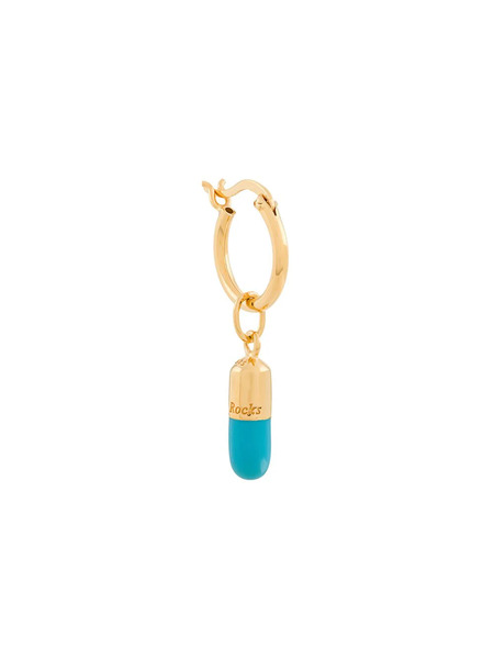  True Rocks Pill Hoop Earring - Gold 