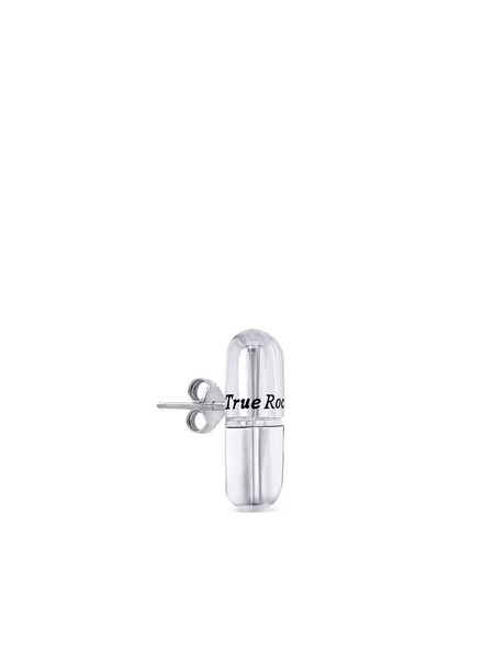  True Rocks Pill Stud Earring - Silver 