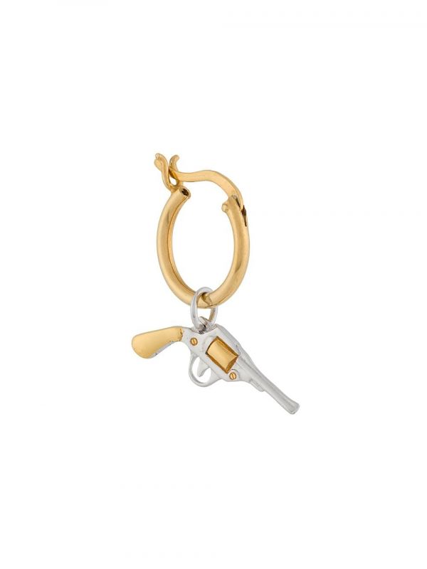  True Rocks Pistol Hoop Earring - Gold 