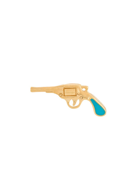  True Rocks Pistol Stud Earring - Gold 