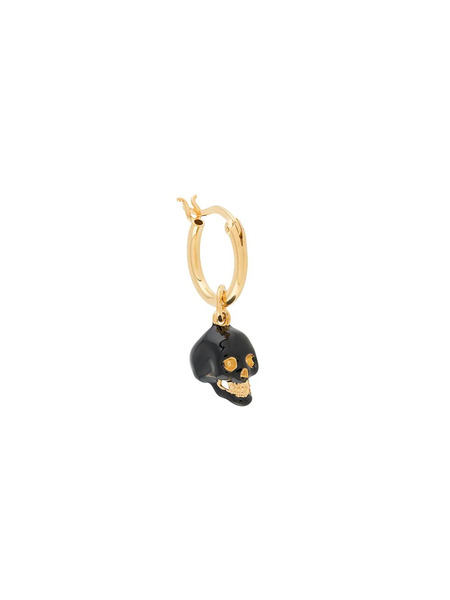  True Rocks Skull Hoop Single Earring - Gold 