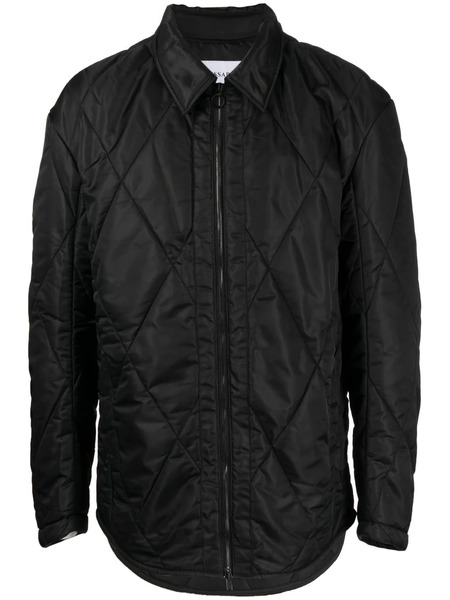  Trussardi Diamond-quilted Jacket - Black 