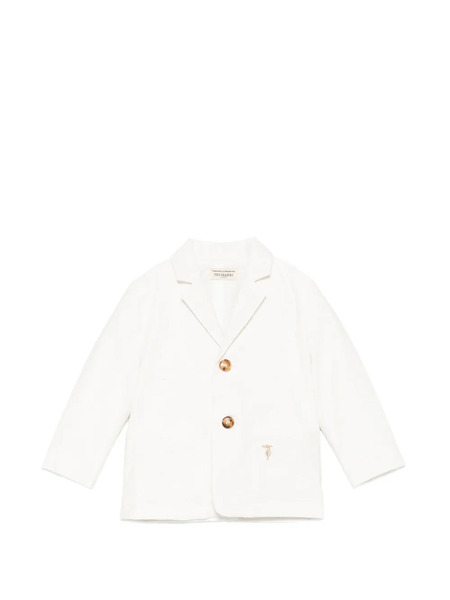  Trussardi Junior Button Jacket - Neutrals 