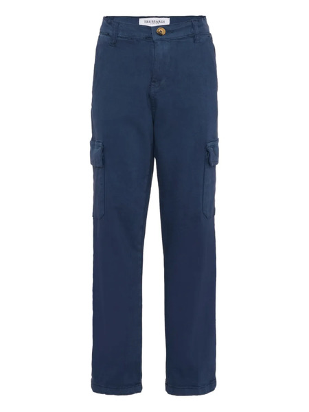  Trussardi Junior Cargo-pockets Trousers - Blue 