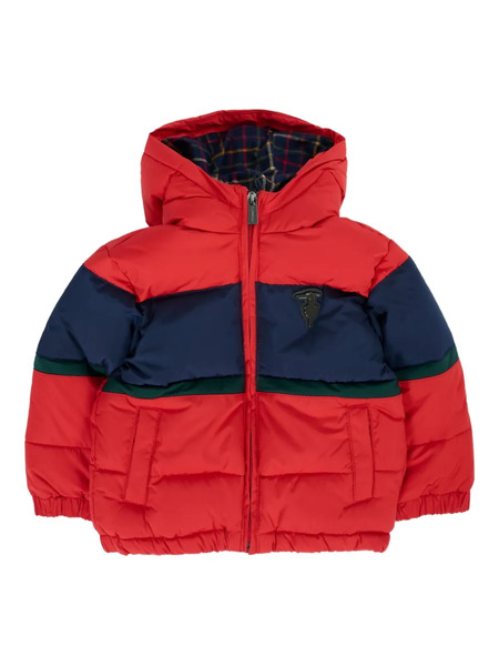  Trussardi Junior Colour-block Padded Jacket - Red 