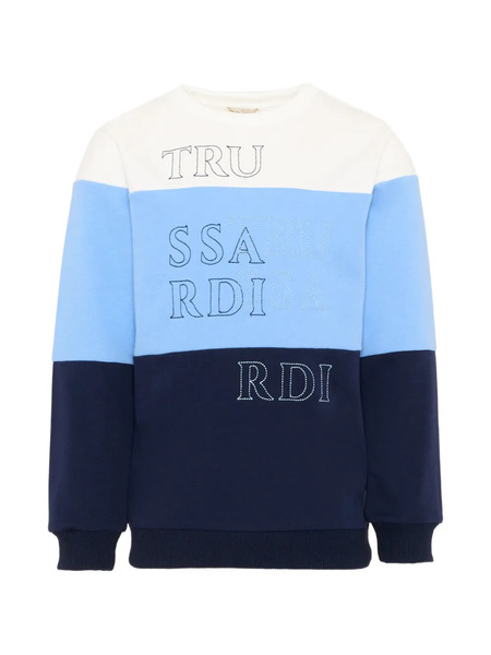  Trussardi Junior Colourblock Sweatshirt - Blue 