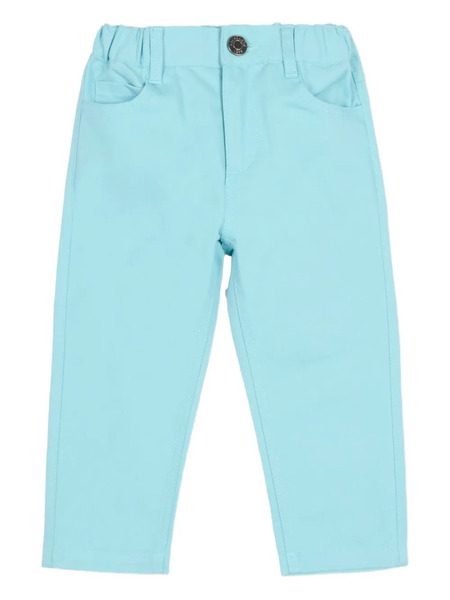  Trussardi Junior Embroidered Trousers - Blue 