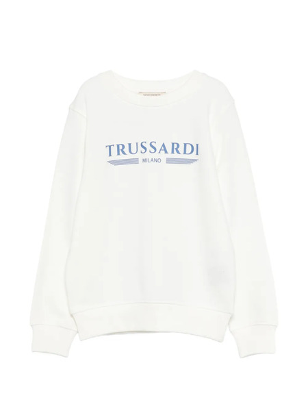  Trussardi Junior Logo-detail Sweatshirt - White 