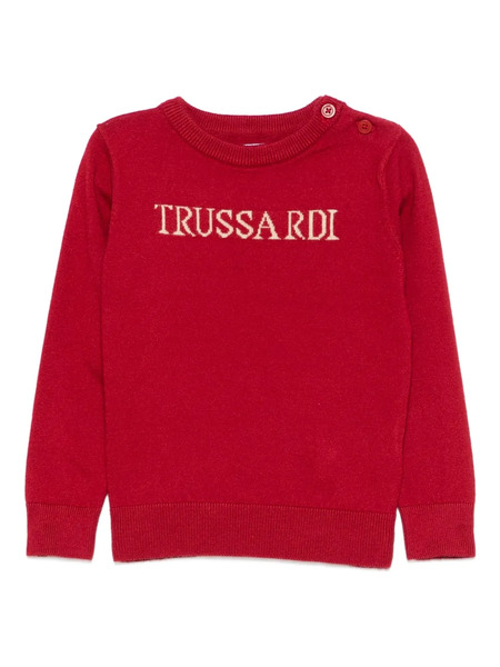  Trussardi Junior Logo-embroidered Sweater 