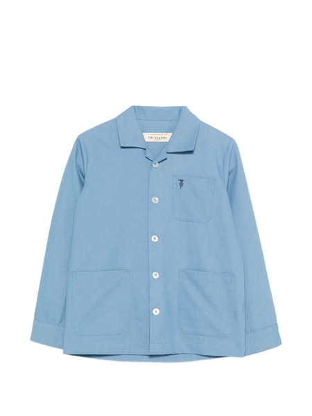  Trussardi Junior Patch Pocket Shirt - Blue 