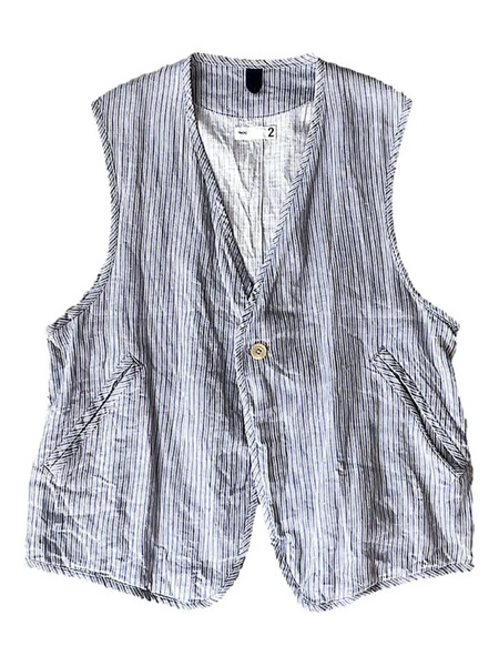  Ts(s) Striped Waistcoat - Blue 