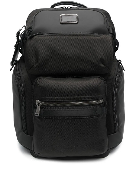  Tumi Multiple Pockets Canvas Backpack - Black 