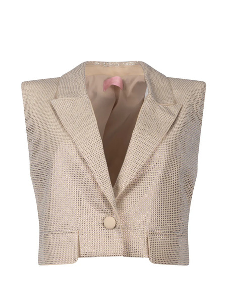  Twenty Fourhaitch Collared Single-breasted Jacket - Neutrals 