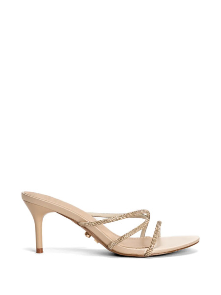  Twenty Fourhaitch Crystal-embellished Strap Sandals - Gold 
