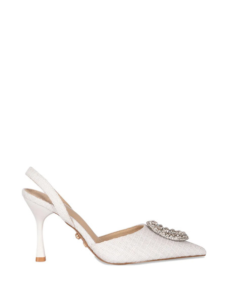  Twenty Fourhaitch Pointed-toe Pumps - White 
