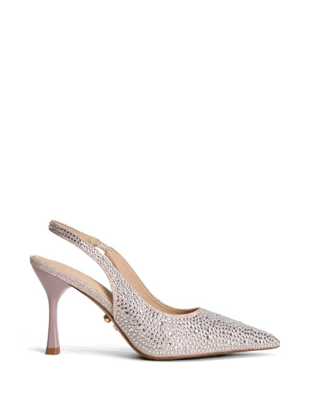  Twenty Fourhaitch Rhinestone Slingback Pumps - Silver 