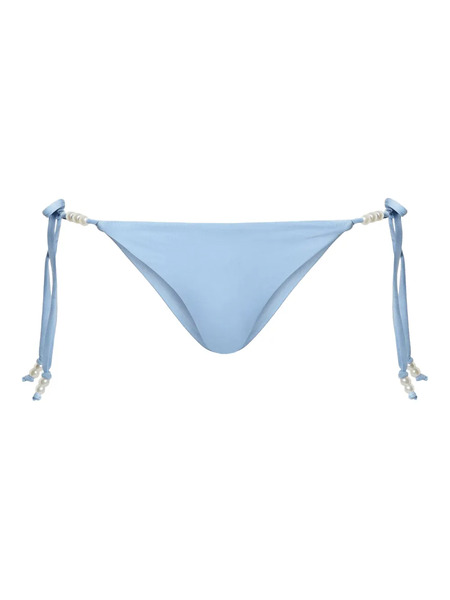  Twinset Bead-embellished Tie-side Bikini Bottom - Blue 
