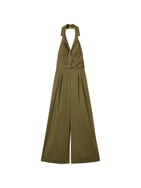  Twinset Belted Jumpsuit - Green 