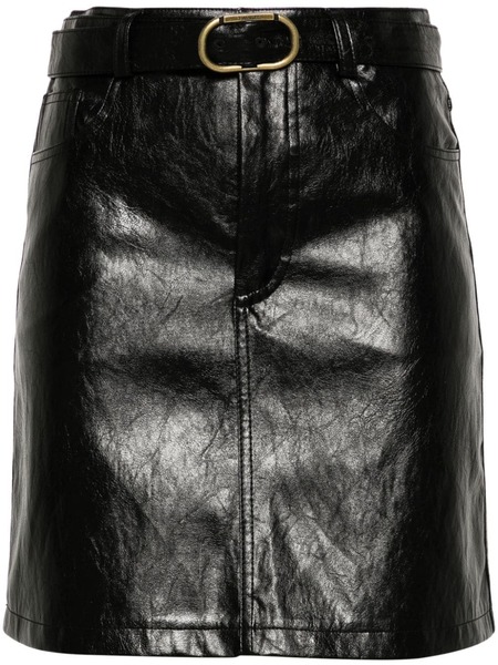  Twinset Belted Mini Skirt - Black 
