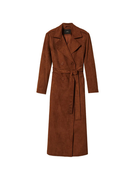  Twinset Belted Trench Coat - Brown 