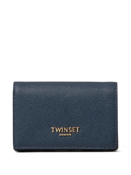  Twinset Bi-fold Zip Wallet - Blue 