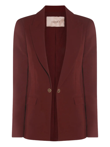  Twinset Button-fastening Peak-lapels Blazer - Red 