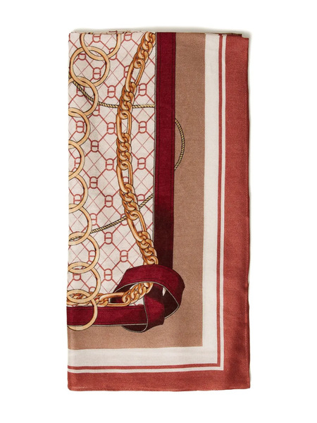  Twinset Chain-print Scarf - Pink 