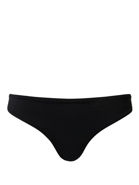  Twinset Charmeuse Thong Briefs - Black 