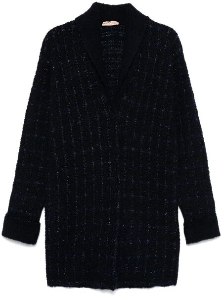 Twinset Check-pattern Cardi-coat - Blue 