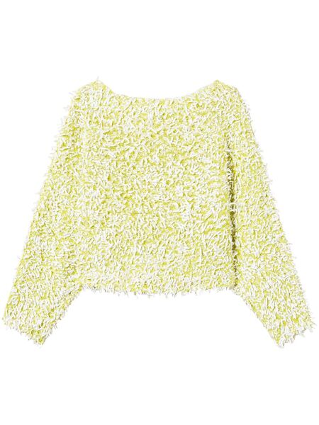  Twinset Curly Yarn Jumper - Yellow 