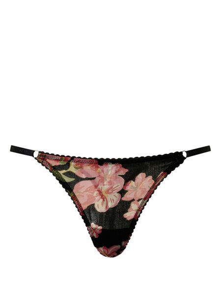  Twinset Dévoré Briefs - Black 