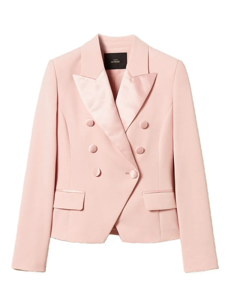  Twinset Double-breasted Blazer - Pink 