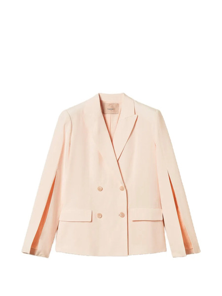  Twinset Double-breasted Blazer - Pink 