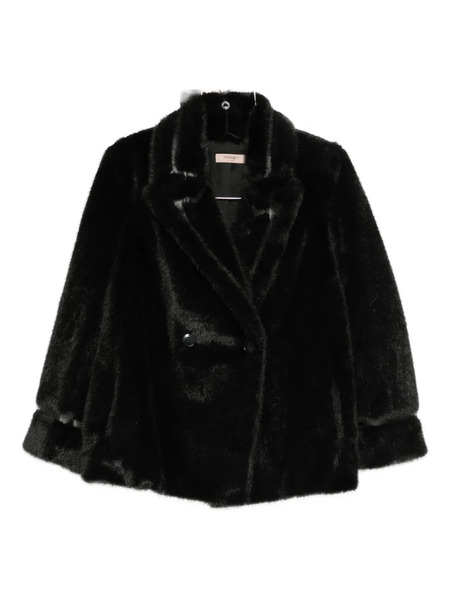  Twinset Double-breasted Coat - Black 