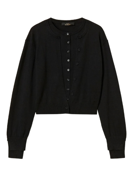 Twinset Double Garment-effect Cardigan - Black 