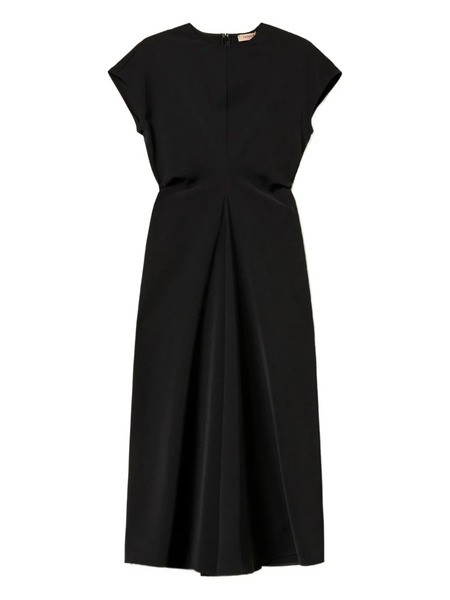  Twinset Draped Midi Dress - Black 