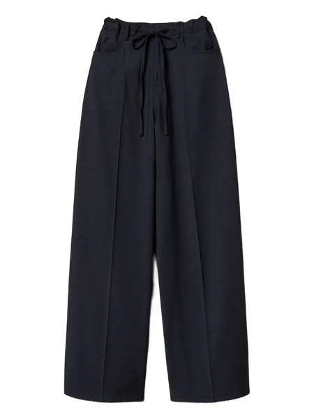 Twinset Drawstring Wide-leg Trousers - Blue 