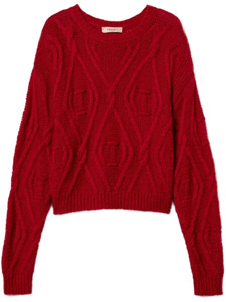  Twinset Drop-shoulder Sweater - Red 