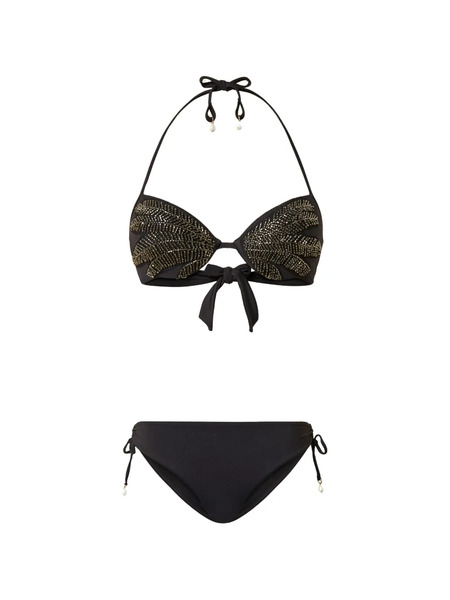  Twinset Embellished Bikini - Black 
