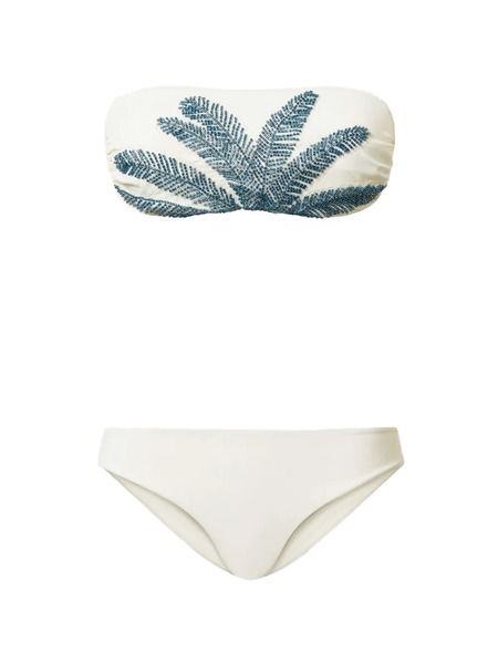  Twinset Embellished Bikini Top - White 
